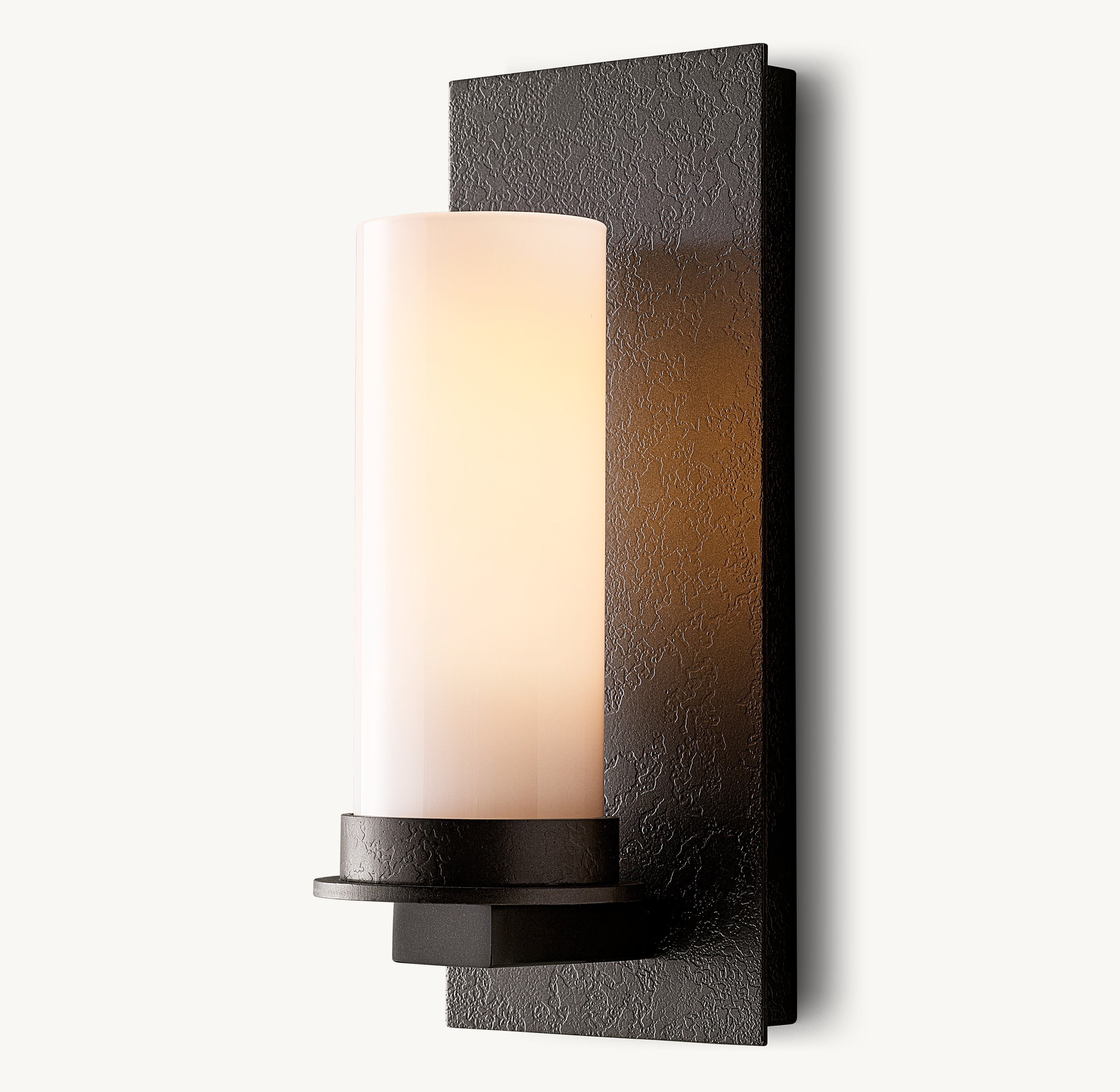 Ondra Milk Glass Sconce 12'' 18''H - Zonesus
