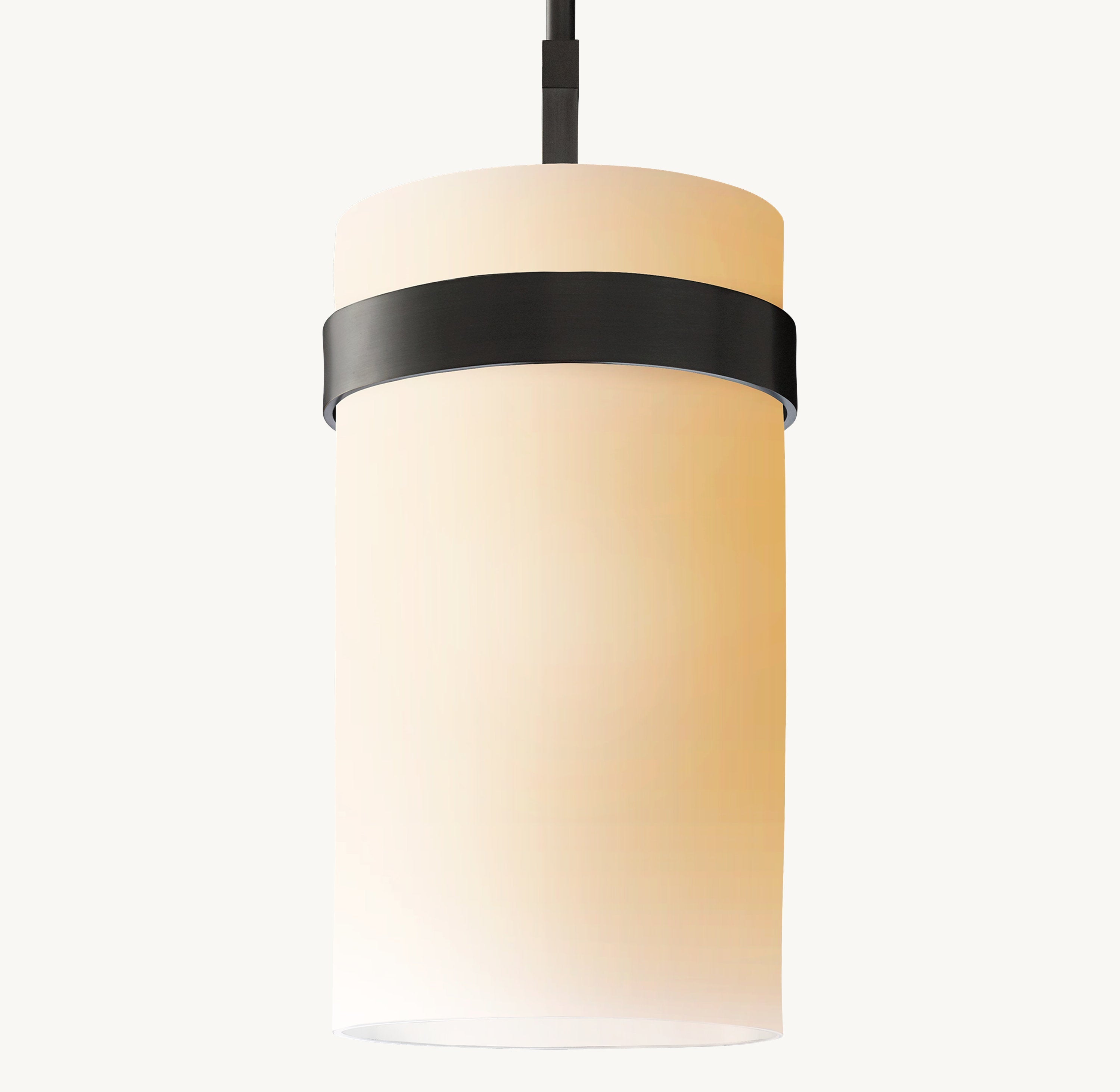 Ravelle Milk Glass Pendant 8" - Zonesus
