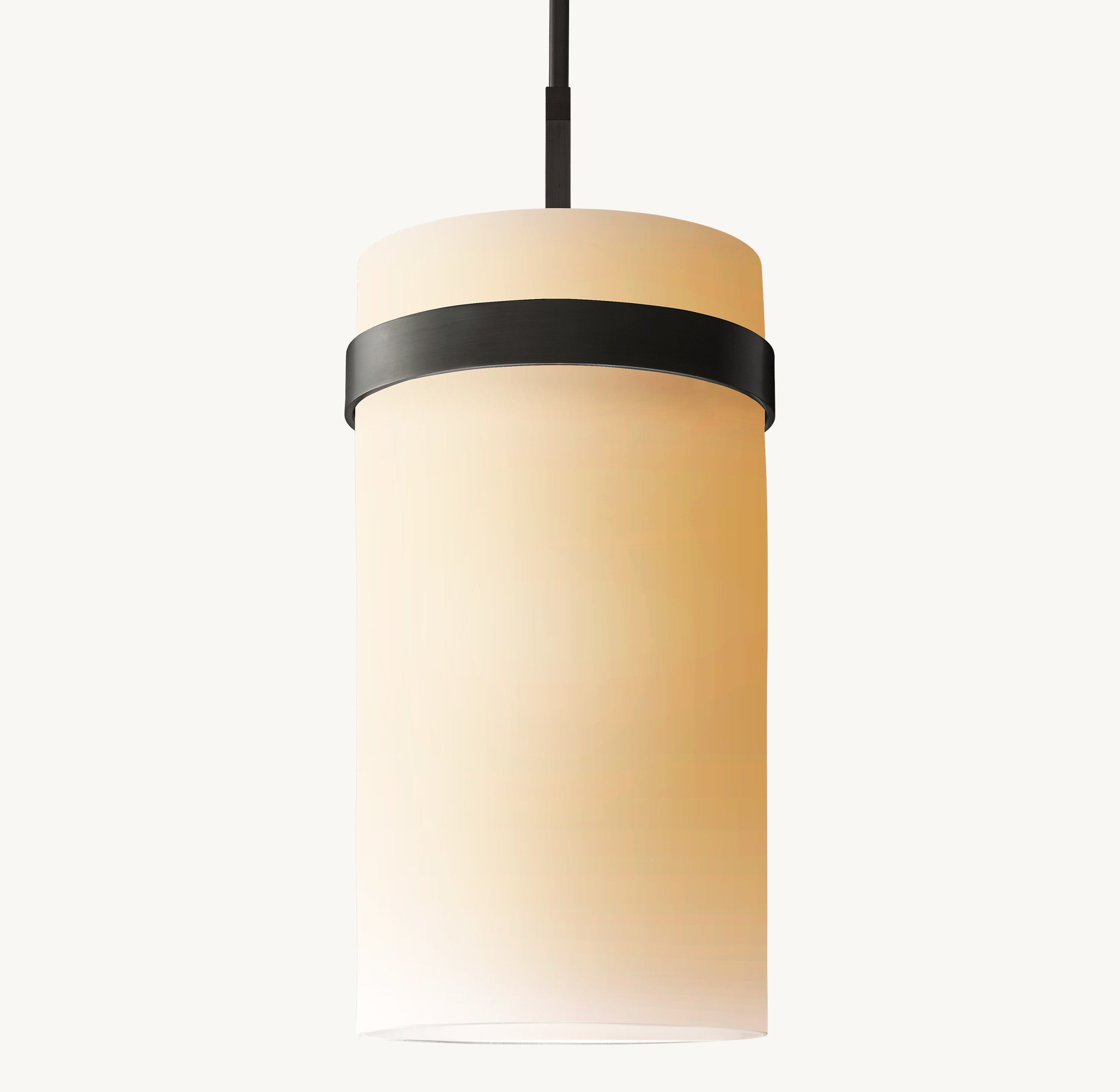 Ravelle Milk Glass Pendant 10" - Zonesus