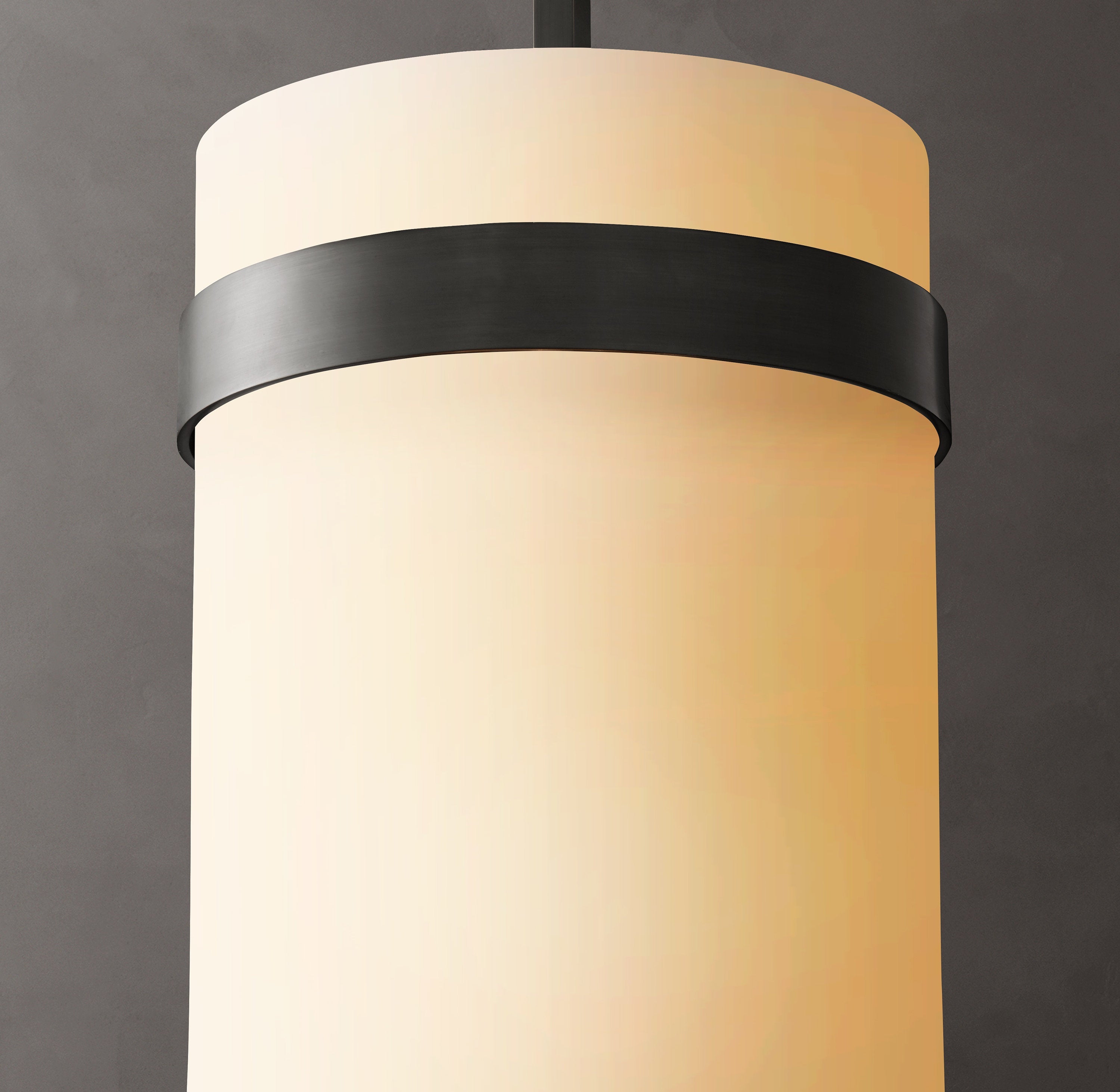 Ravelle Milk Glass Pendant 12" - Zonesus