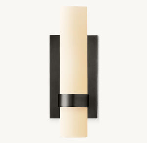 Ravelle Milk Glass Sconce - Zonesus