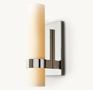 Ravelle Milk Glass Sconce - Zonesus