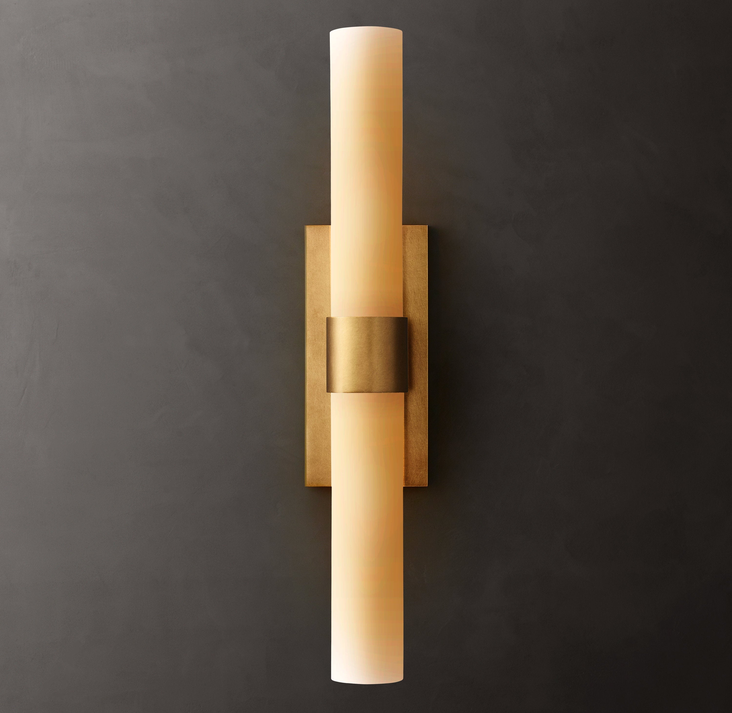 Ravelle Milk Glass Linear Sconce - Zonesus