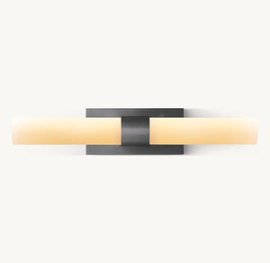 Ravelle Milk Glass Linear Sconce - Zonesus