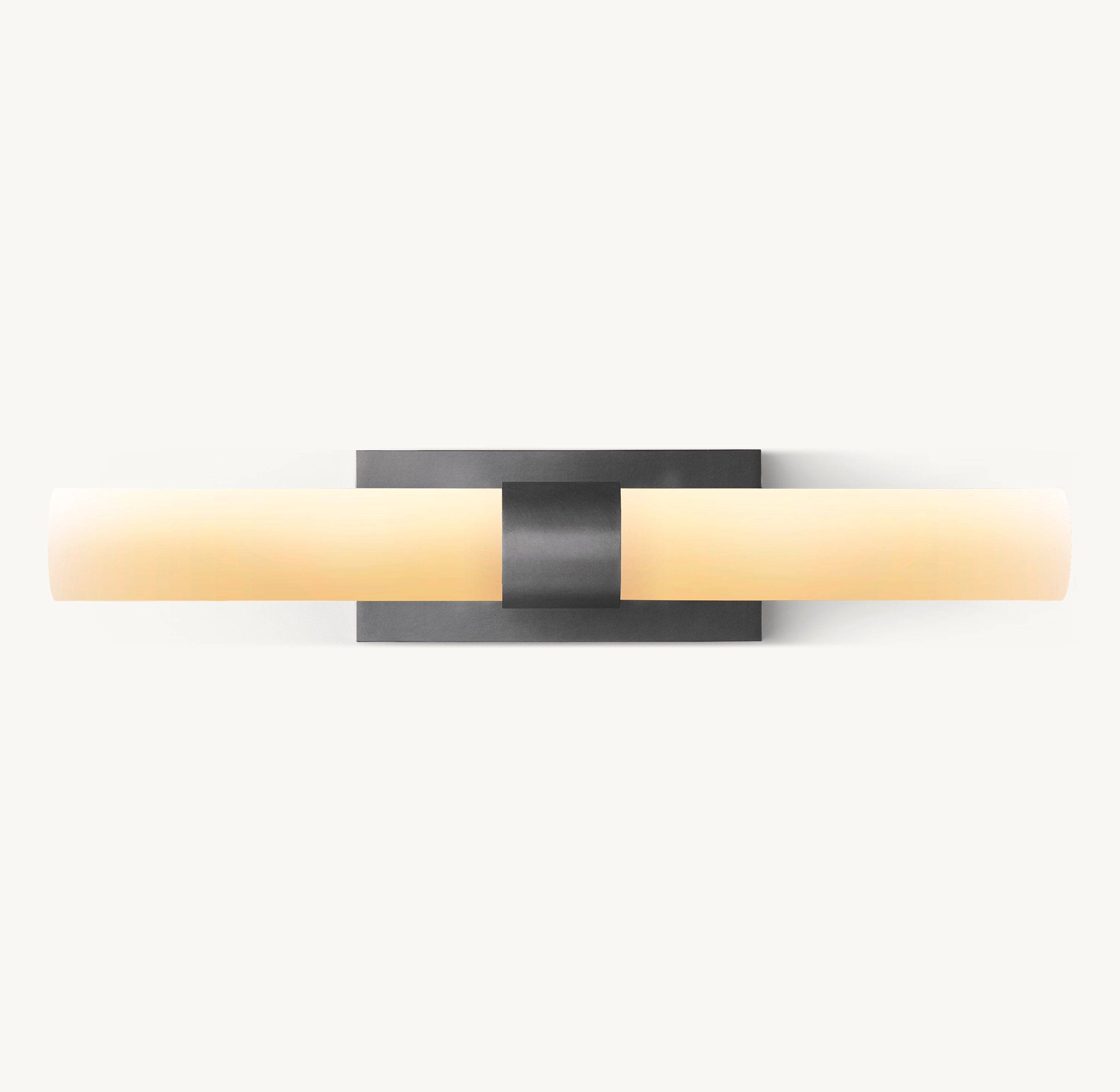 Ravelle Milk Glass Linear Sconce - Zonesus