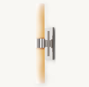 Ravelle Milk Glass Linear Sconce - Zonesus