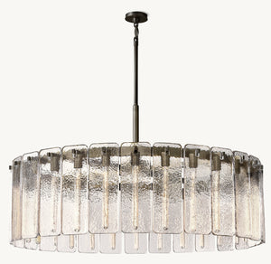 Calamette Glass Round Chandelier 48" - Zonesus