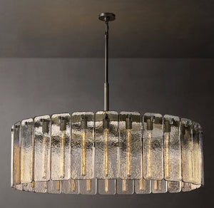 Calamette Glass Round Chandelier 48" - Zonesus