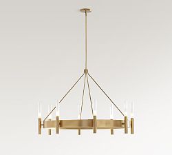 Somerset Metal Round Chandelier (44") - Zonesus