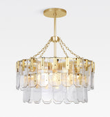 Nadia Glass Chandelier 30" 41"