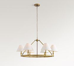 Chambers Metal Round Chandelier (36") - Zonesus