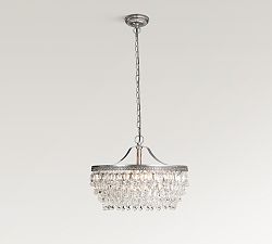 Clarissa Crystal Round Chandelier (19"-28") - Zonesus