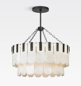 Nadia Alabaster Chandelier 30" 41"
