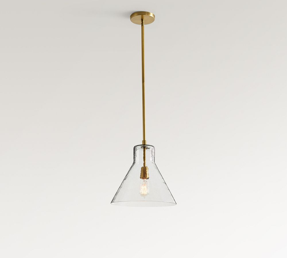 Bridget Recycled Glass Flared Pendant (13"-18") - Zonesus