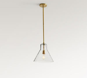 Bridget Recycled Glass Flared Pendant (13"-18") - Zonesus