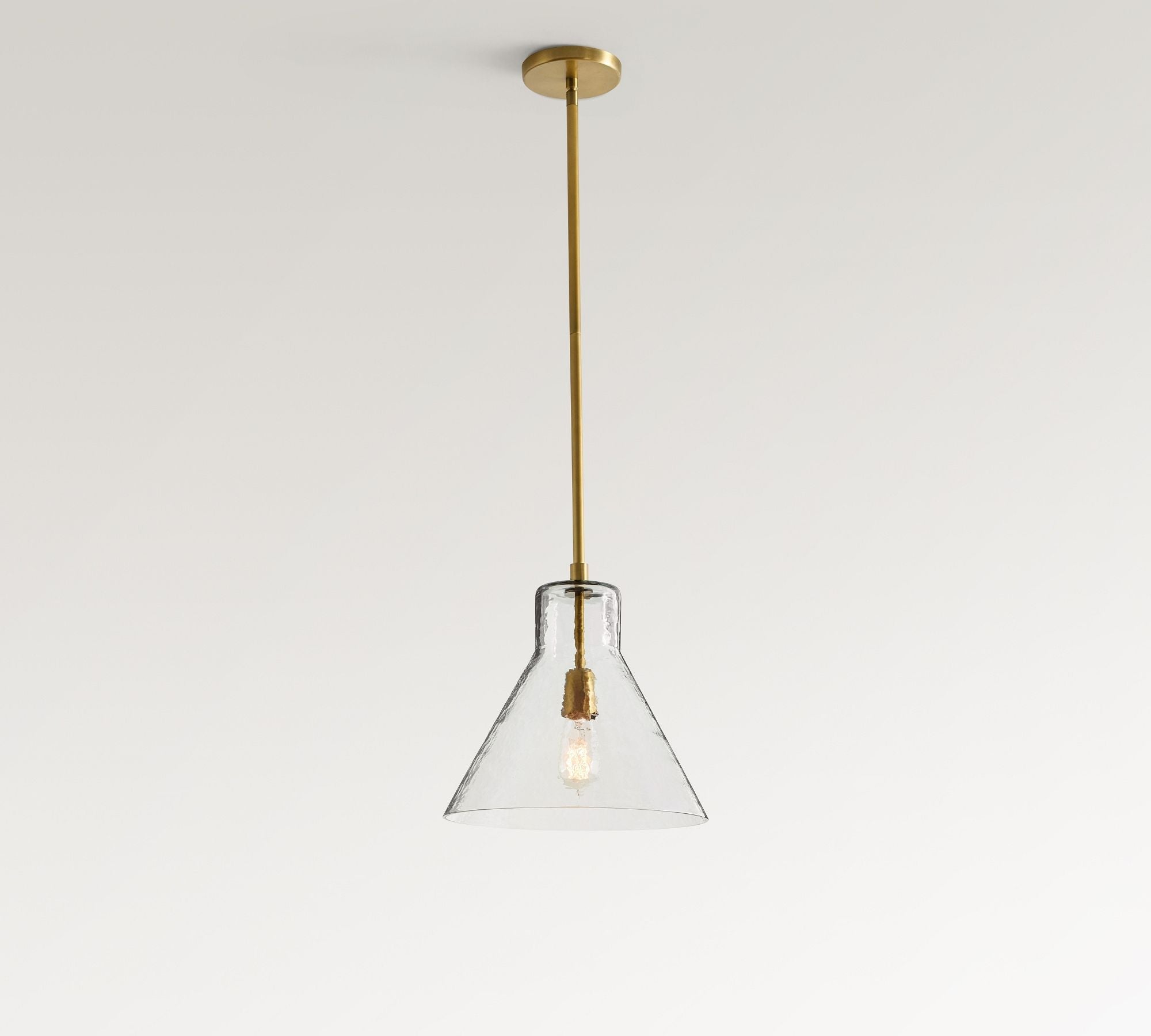 Bridget Recycled Glass Flared Pendant (13"-18") - Zonesus