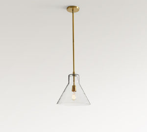 Bridget Recycled Glass Flared Pendant (13"-18") - Zonesus