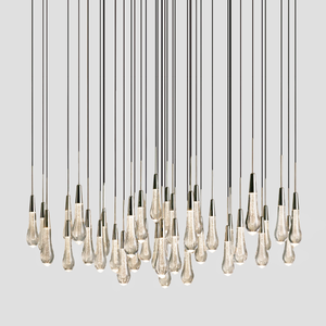 Solitaire Crystal Round Chandelier 17" 24" 36" 40'' 48'' 58"D - Zonesus