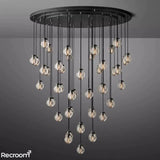 Pearli Round Chandelier 60" - Zonesus