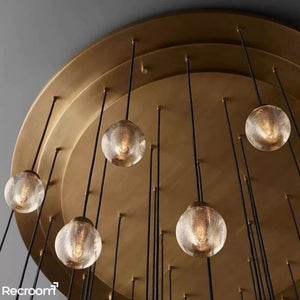 Pearli Round Chandelier 60" - Zonesus