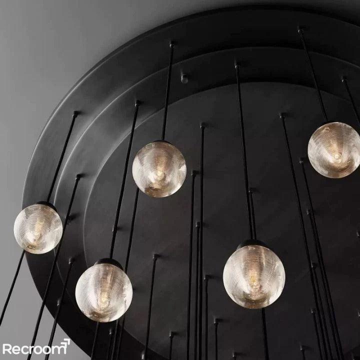 Pearli Round Chandelier 60" - Zonesus