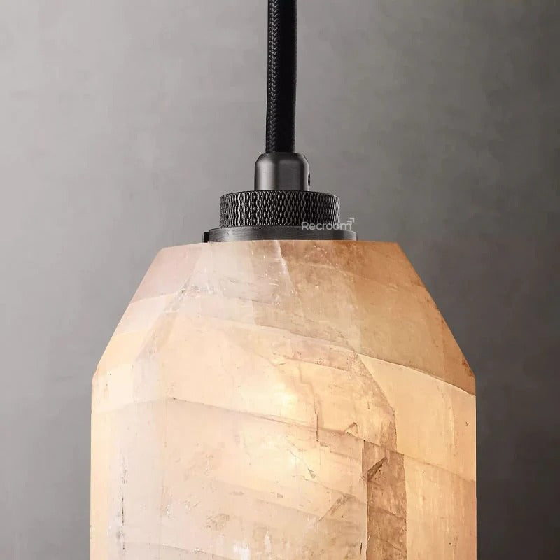 Harllow Calcite Pendant 4" - Zonesus