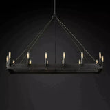 Caminon Vintage Filament Rectangular Chandelier 41“ 52" - Zonesus