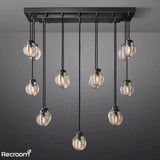 Pearli Rectangular Chandelier 36" - Zonesus