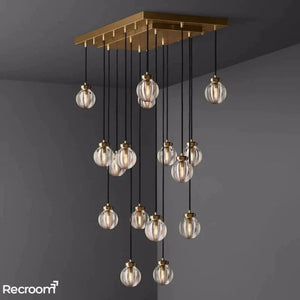 Pearli Rectangular Chandelier 36" - Zonesus