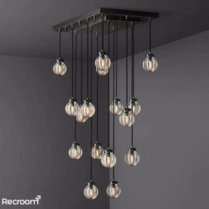 Pearli Rectangular Chandelier 36" - Zonesus