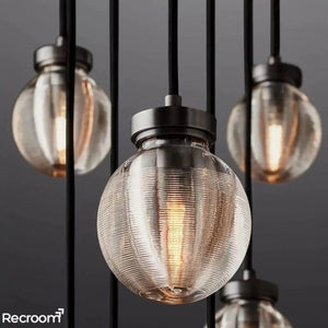 Pearli Round Chandelier 60" - Zonesus