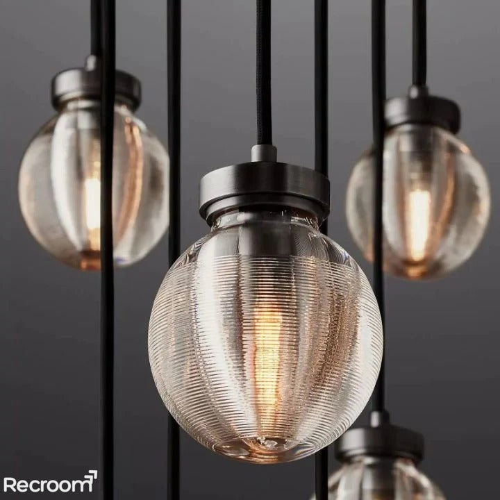 Pearli Round Chandelier 60" - Zonesus