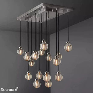 Pearli Rectangular Chandelier 36" - Zonesus