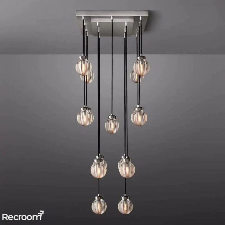 Pearli Rectangular Chandelier 36" - Zonesus