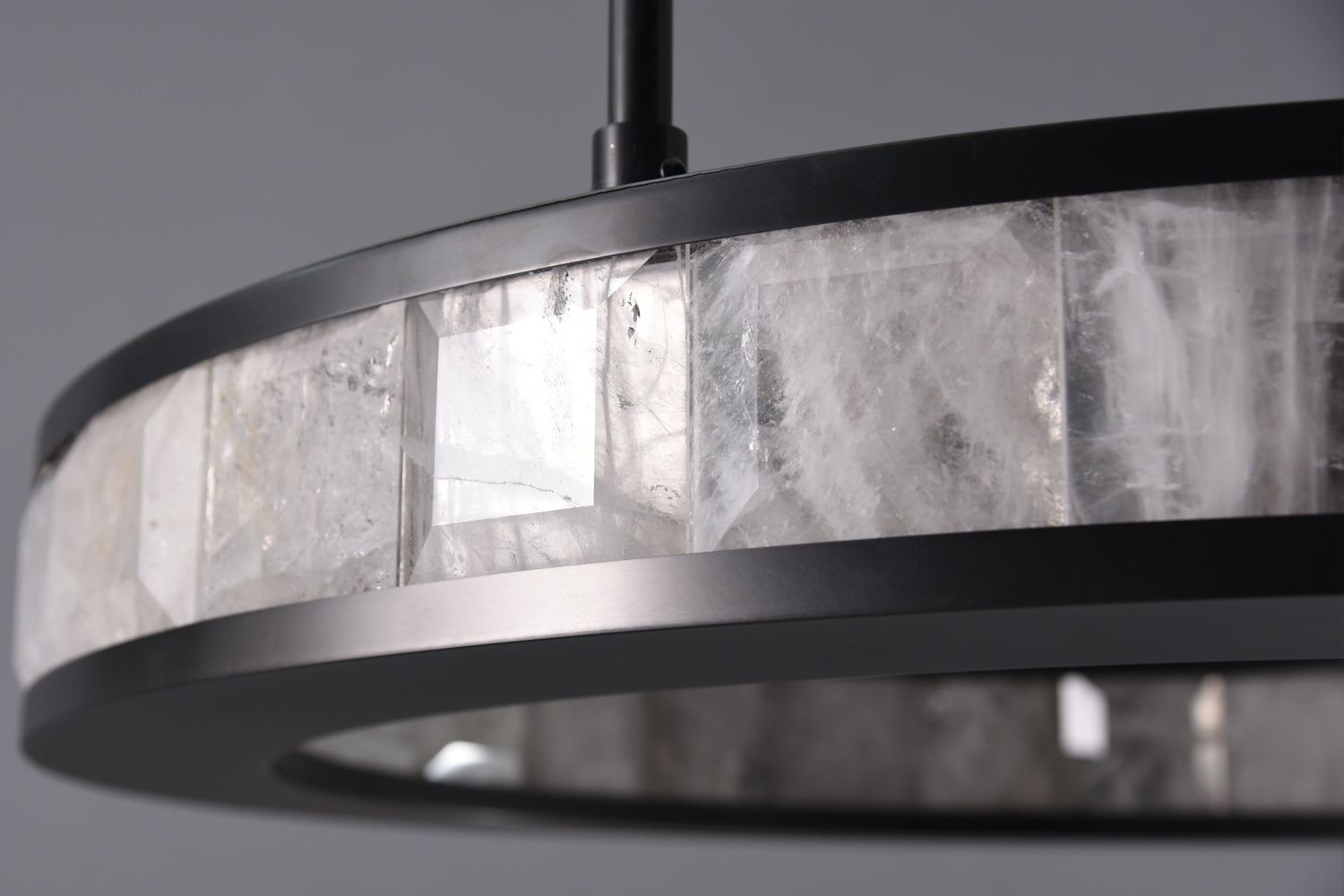 Rolantis -O Rock Crystal Pendant Bronze - Zonesus