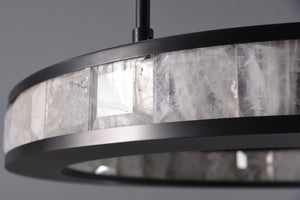 Rolantis -O Rock Crystal Pendant Bronze - Zonesus