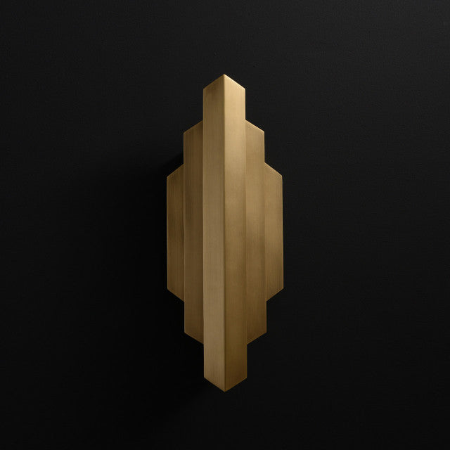 Luker Wall Sconce Brass - Zonesus