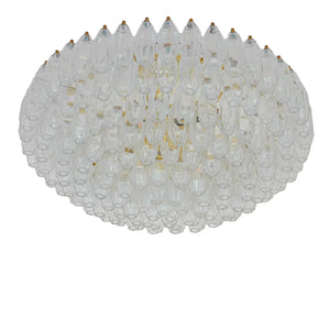 Prismatico 12-Light Clear Ceiling Lamp 35" - Zonesus