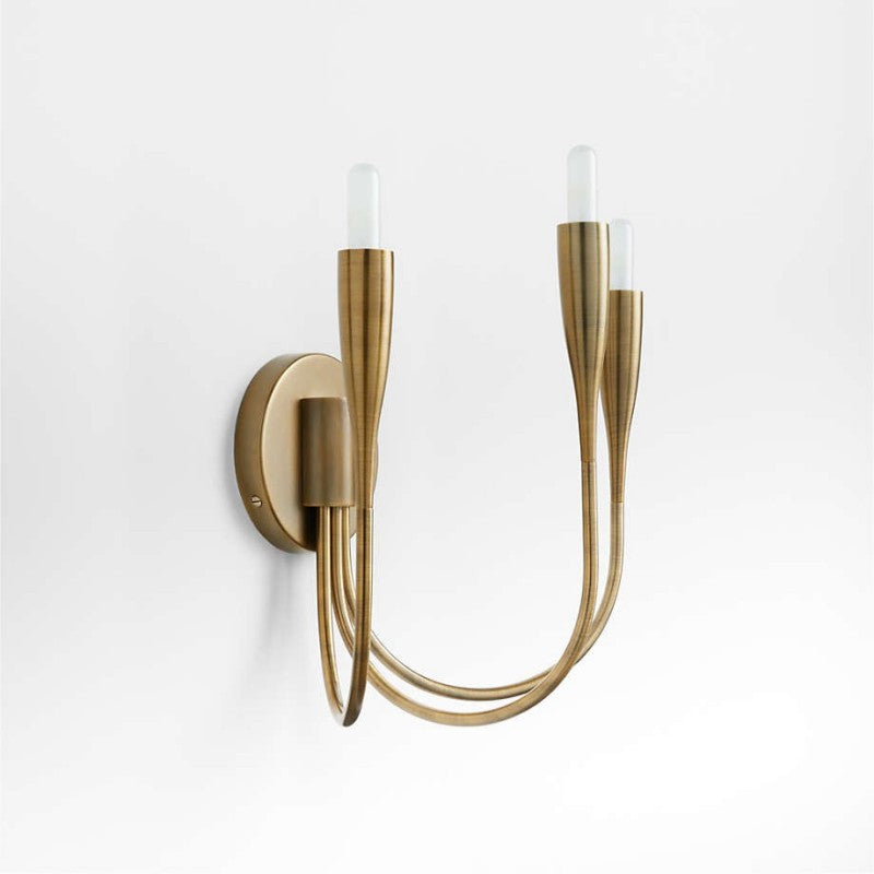 Curve Candelabra Wall Sconce - Zonesus