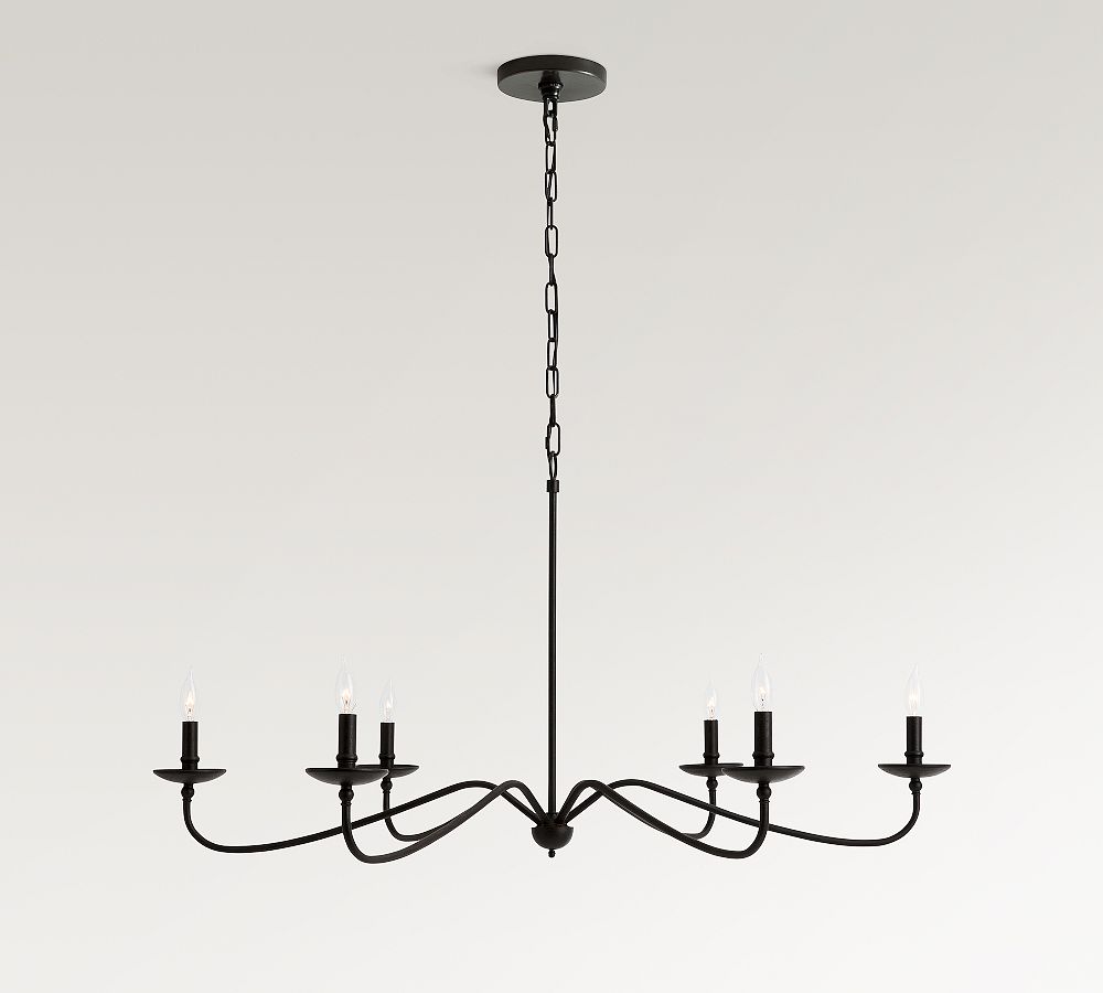 Lucca Iron Chandelier (38"-50") - Zonesus