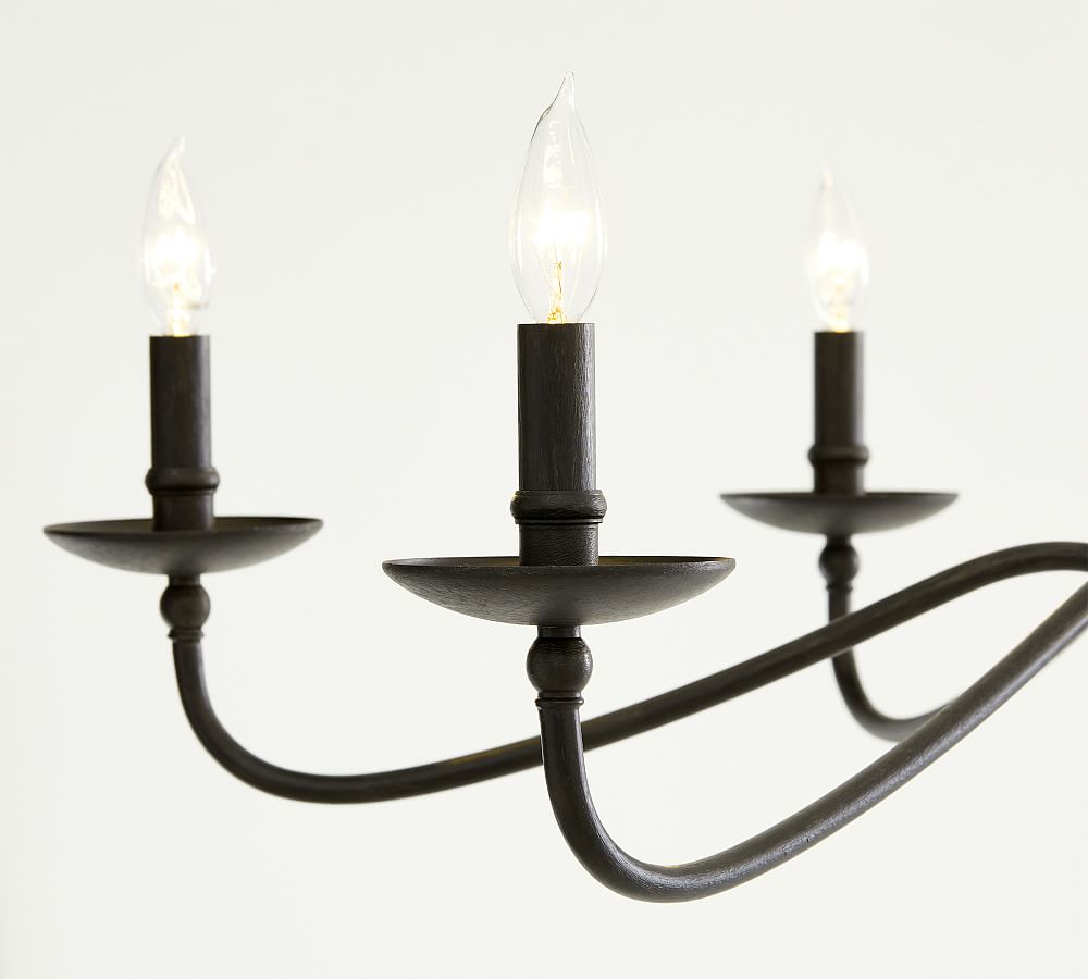 Lucca Iron Chandelier (38"-50") - Zonesus