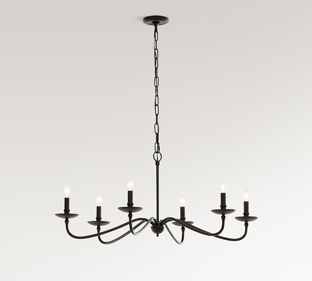 Lucca Iron Chandelier (38"-50") - Zonesus