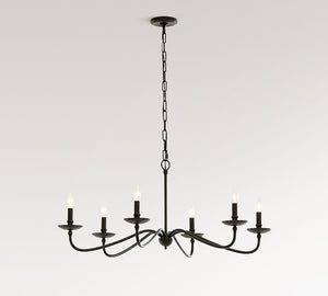 Lucca Iron Chandelier (38"-50") - Zonesus