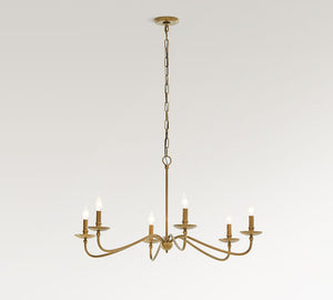 Lucca Iron Chandelier (38"-50") - Zonesus