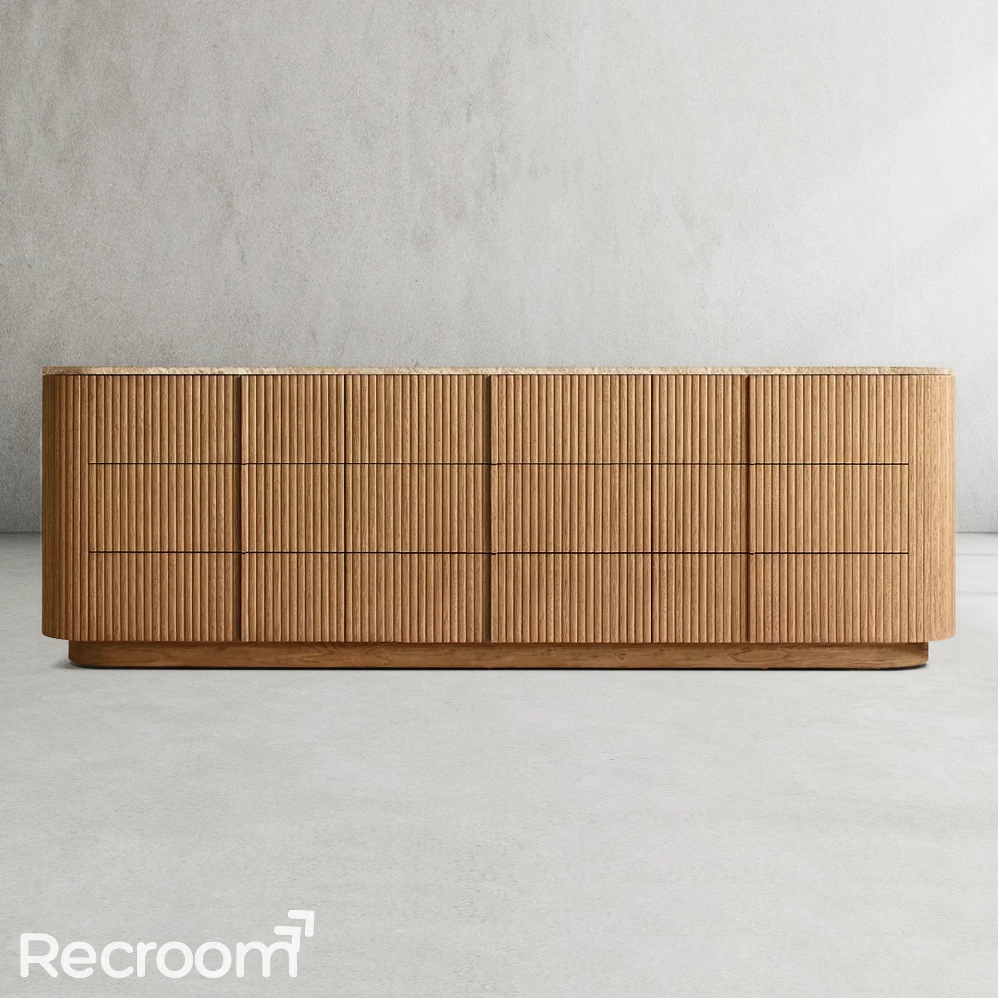 Muelholland Modern Stone 9-Drawer Dresser - Zonesus