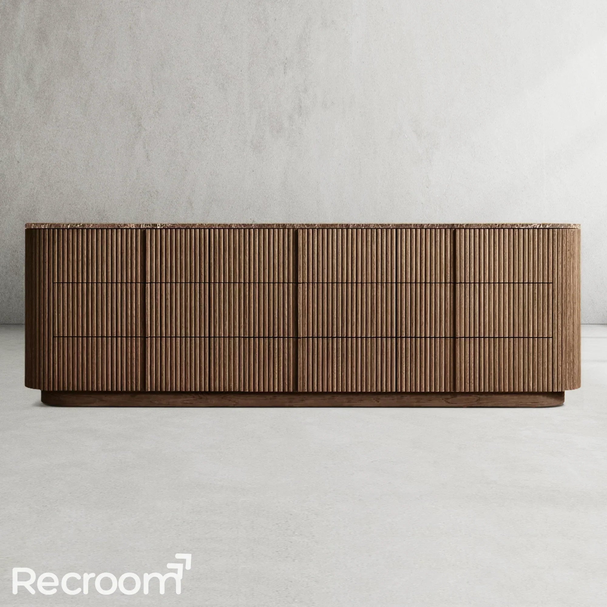 Muelholland Modern Stone 9-Drawer Dresser - Zonesus