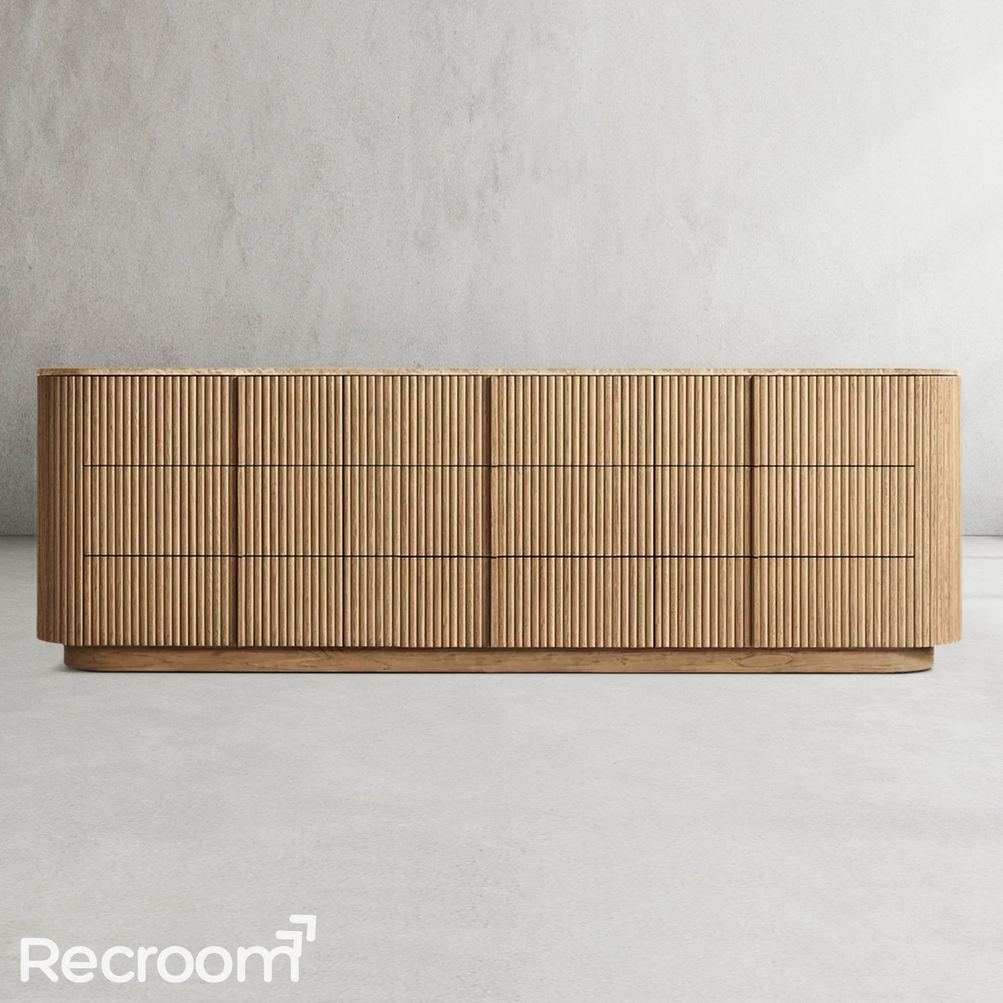 Muelholland Modern Stone 9-Drawer Dresser - Zonesus