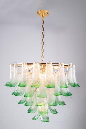 Murano Mid Century Petal Chandelier - Zonesus