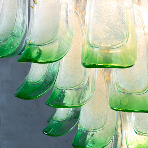 Murano Mid Century Petal Chandelier - Zonesus