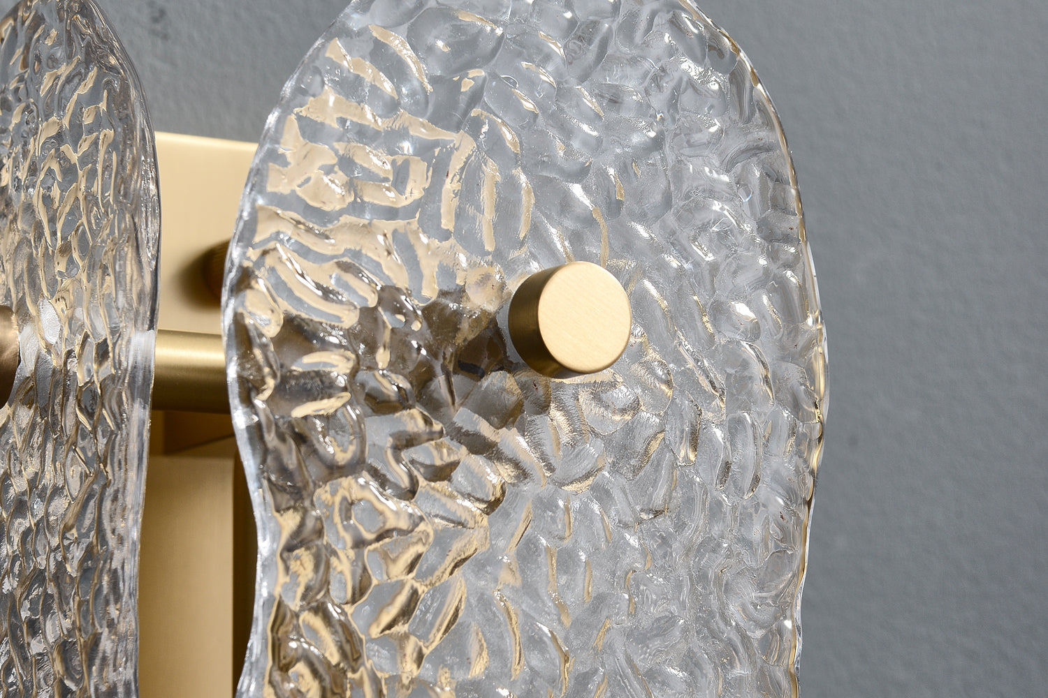 Ice Sculpture Glass Wall Sconce - Zonesus